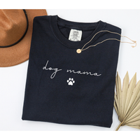 Load image into Gallery viewer, Dog Mama Paw T-shirt, Comfort Colors