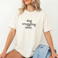 Load image into Gallery viewer, Dog Snuggling Shirt, Comfort Colors