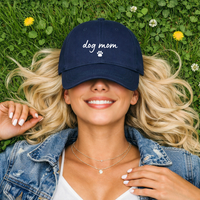Load image into Gallery viewer, Dog Mom Embroidered Hat