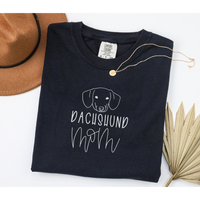 Load image into Gallery viewer, Dachshund Mom T-Shirt, Comfort Colors