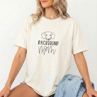 Load image into Gallery viewer, Dachshund Mom T-Shirt, Comfort Colors