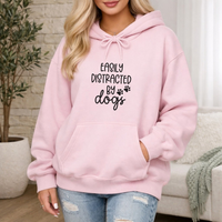Load image into Gallery viewer, Easily Distracted by Dogs Hoodie